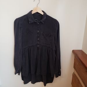 Zara asymmetrical shirt